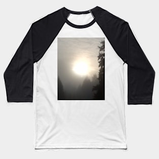 Misty Morning Sun #1 Baseball T-Shirt